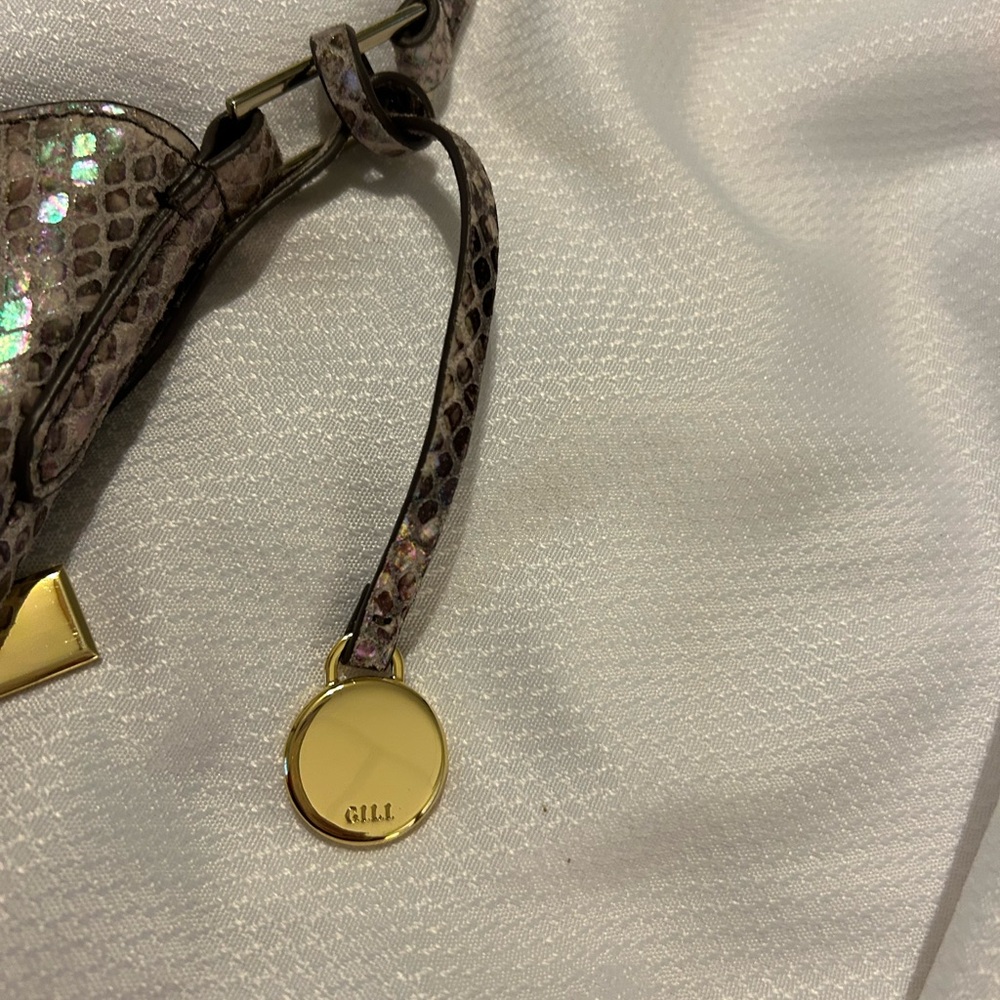 G.I.L.I envelope snakeskin purse - Picture 6 of 7